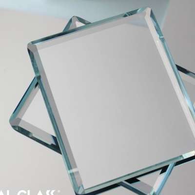 600mm x 600mm beveled mirror tiles for bathrooms